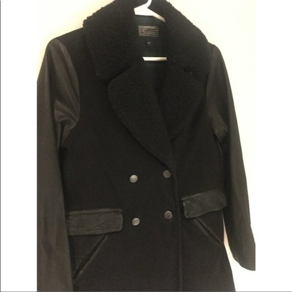 Current/Elliot The Longline Pea Coat - Picture 5 of 9